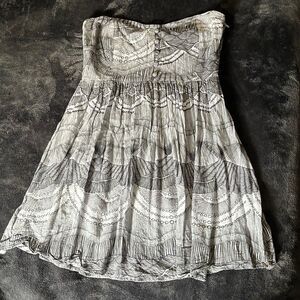 O’Neill Mixed Print Strapless Tunic